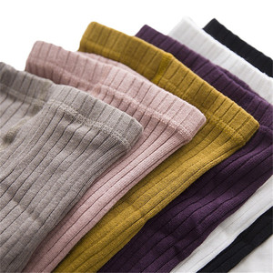 Mallas térmicas de lana de invierno para niñas pequeñas de 6 colores, mallas de algodón cálido para niños, bonitas mallas acanaladas para bebés para niñas - Product Image 2