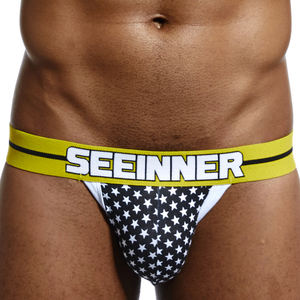Vendita calda da <span class=keywords><strong>uomo</strong></span> Jockstrap biancheria intima Jock brevi infradito <span class=keywords><strong>per</strong></span> gli uomini - Product Image 3