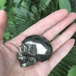 Dropship intagliato a mano naturale cristallo di rocca gemsones <span class=keywords><strong>2</strong></span> pollici mini pirite teschi di guarigione teschi - Product Image 4