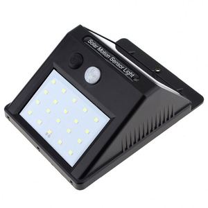 Lampada da parete per esterno ip65 impermeabile 20 led sensore di movimento solare sensore di movimento luce solare da giardino per esterno - Product Image 2