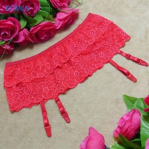 Jarretelles rouges, Lingerie Sexy pour femmes, ceinture, offre spéciale d'usine - Product Image 3