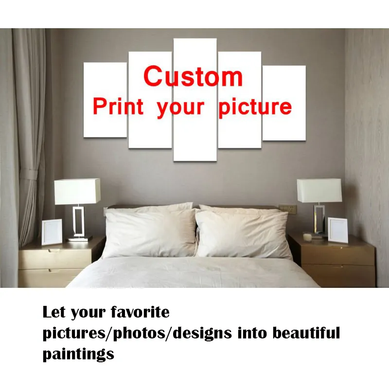 Canvas Afdrukken Custom Uw Foto Frame Home Decor Canvas Art Prints Dropship