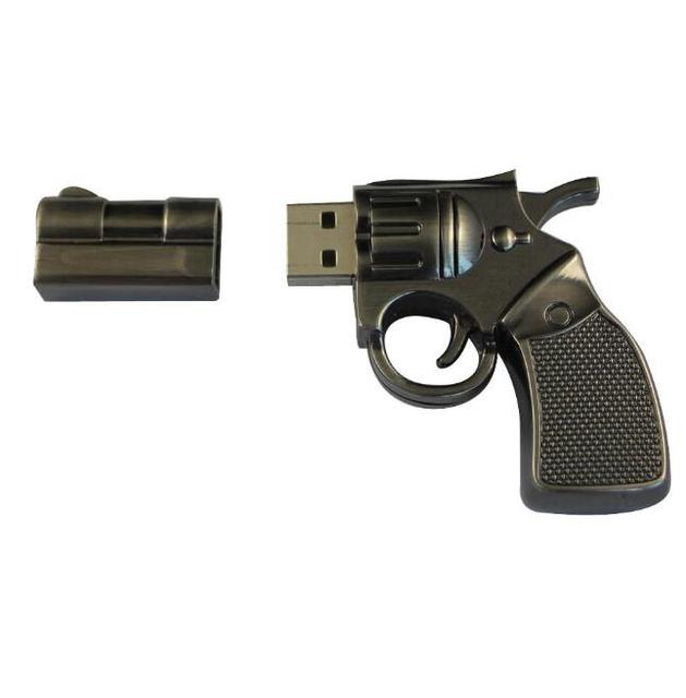 Gun Shape Metal USB 2.0 Flash Drive