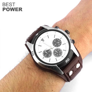 Relojes de Pulsera Elegantes para Hombre con Parte Trasera de Acero Inoxidable y Cuarzo, Gran Venta en el Medio Oriente - Product Image 6