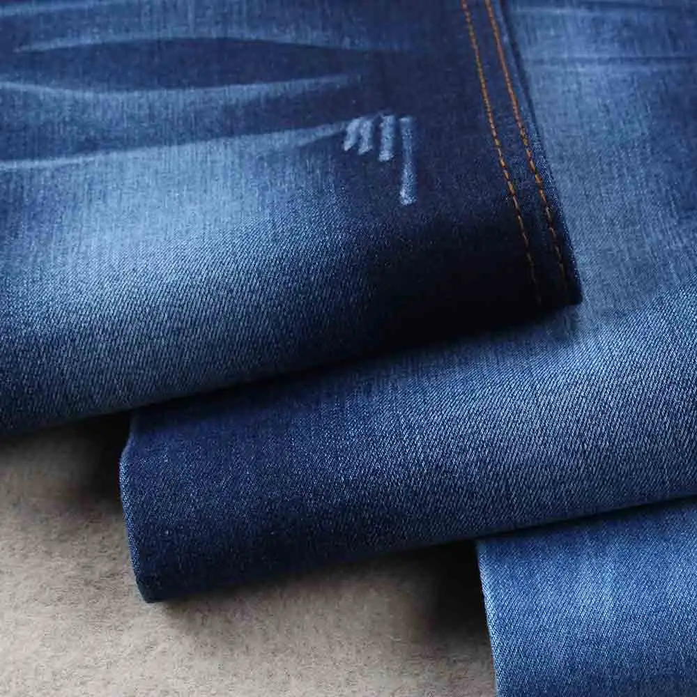 Bông polyester Lycra denim vải cho nam giới jeans