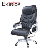 Ekintop-Reposabrazos de respaldo alto para muebles, ergonómico, cuero, ejecutivo, sillas de oficina con ruedas