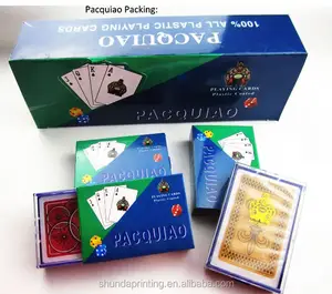 종이 플라스틱 광고 클럽 카지노 사용자 정의 포커 카드 놀이 SHUNDA Pvc 방수 플라스틱 창조적 인 놀이 포커