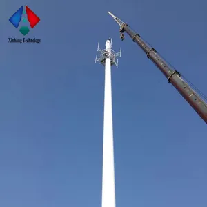 30 Mét 25M Viễn Thông Đơn Cực Gsm Ăng-ten Tháp