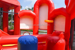 Partido caliente de la venta personalizada Combo gorila inflable con tobogán para niños Juego salto caatle - Product Image 6