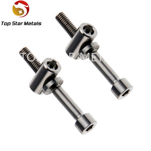 Boulons <span class=keywords><strong>de</strong></span> vélo en <span class=keywords><strong>titane</strong></span> M5x30/40mm <span class=keywords><strong>tige</strong></span> <span class=keywords><strong>de</strong></span> <span class=keywords><strong>selle</strong></span> Thomson avec boulons Gr5 Ti rondelle écrou cylindrique Type tête hexagonale - Product Image 3