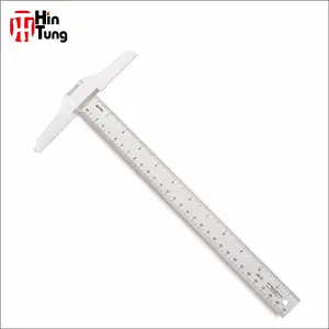 30 cm Plastik T kare Cetvel