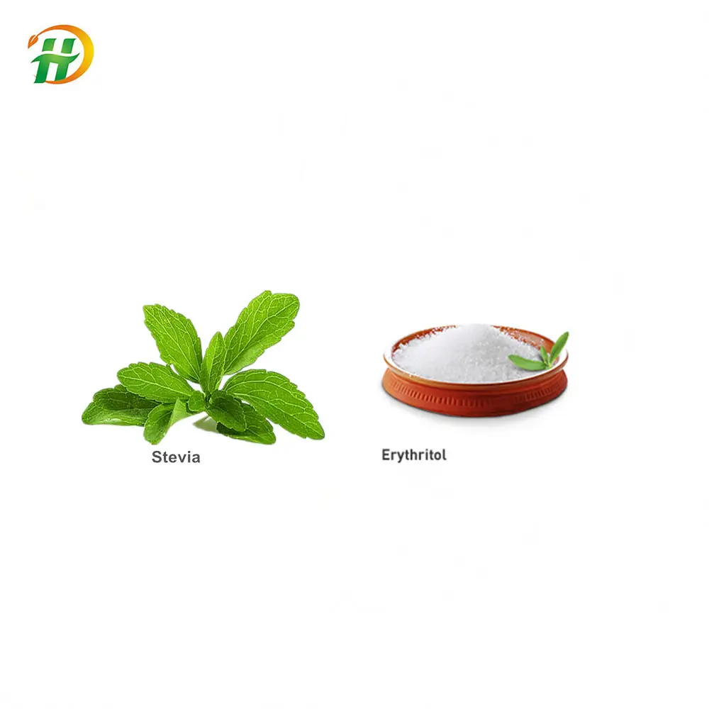 Mistura de stevia/eritritol, não gmo, natural, aparelho doce de calorias baixas, aditivo alimentar stevia, misturas gratuitas