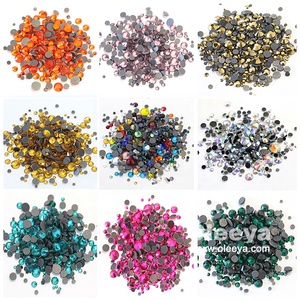 Gros gros paquet fer sur pierres avec colle intensive SS20 Crystal AB DMC Hot Fix strass conceptions du monde pour les femmes dressing - Product Image 6