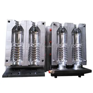 2 cavity semi-automatic bottle making mould/PET bottle blow mold