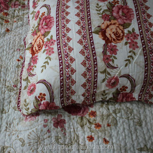 Juego de Cubrecama y Cortinas con Diseño Floral de Estilo Europeo para el Hogar - Product Image 3