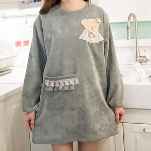 Restaurante uniforme de camarera cocinero <span class=keywords><strong>delantal</strong></span> para las mujeres - Product Image 4