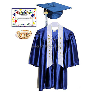 Hot Sell Preschool Kindergarten Children Graduation Gown And Cap Graduation Stole/sashes For Diploma