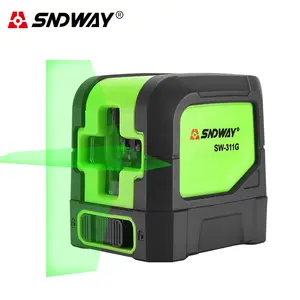 10PCS SNDWAY laser level self leveling Vertical & Horizontal 2 cross lines Super Powerful Green Red laser beam line tool