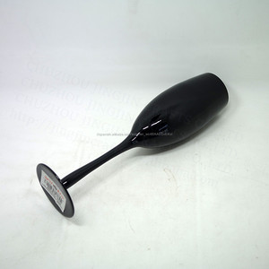 Copa de vino copas de champán de cristal negro sólido taza del partido para la boda <span class=keywords><strong>en</strong></span> <span class=keywords><strong>casa</strong></span> - Product Image 4