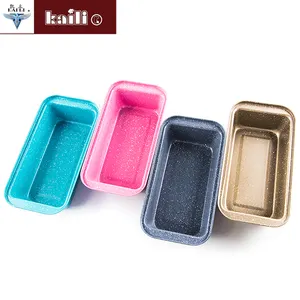 Baking Tools Wholesale Colorful Rectangle Aluminum Bread Loaf Pan