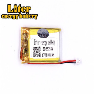Plug 1.25-2 P 3.7 V 652535 800 mah rechargeable Lithium ion polymer battery - Product Image 2