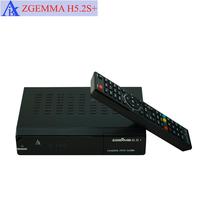 L'europe Multistream Décodeur ZGEMMA H5.2S Plus Récepteur Combiné Avec HEVC/H.265 DVB-S2 + DVB-S2/S2X/T2/C Triple Tuners