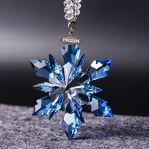 Mar azul cristal colgante copo <span class=keywords><strong>de</strong></span> nieve para la decoración <span class=keywords><strong>de</strong></span> Navidad - Product Image 2