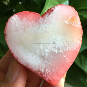 Comercio al por mayor <span class=keywords><strong>de</strong></span> Titanio Natural Gemstone Ángel Aura Cuarzo Corazón para Recuerdo <span class=keywords><strong>de</strong></span> La Boda - Product Image 6