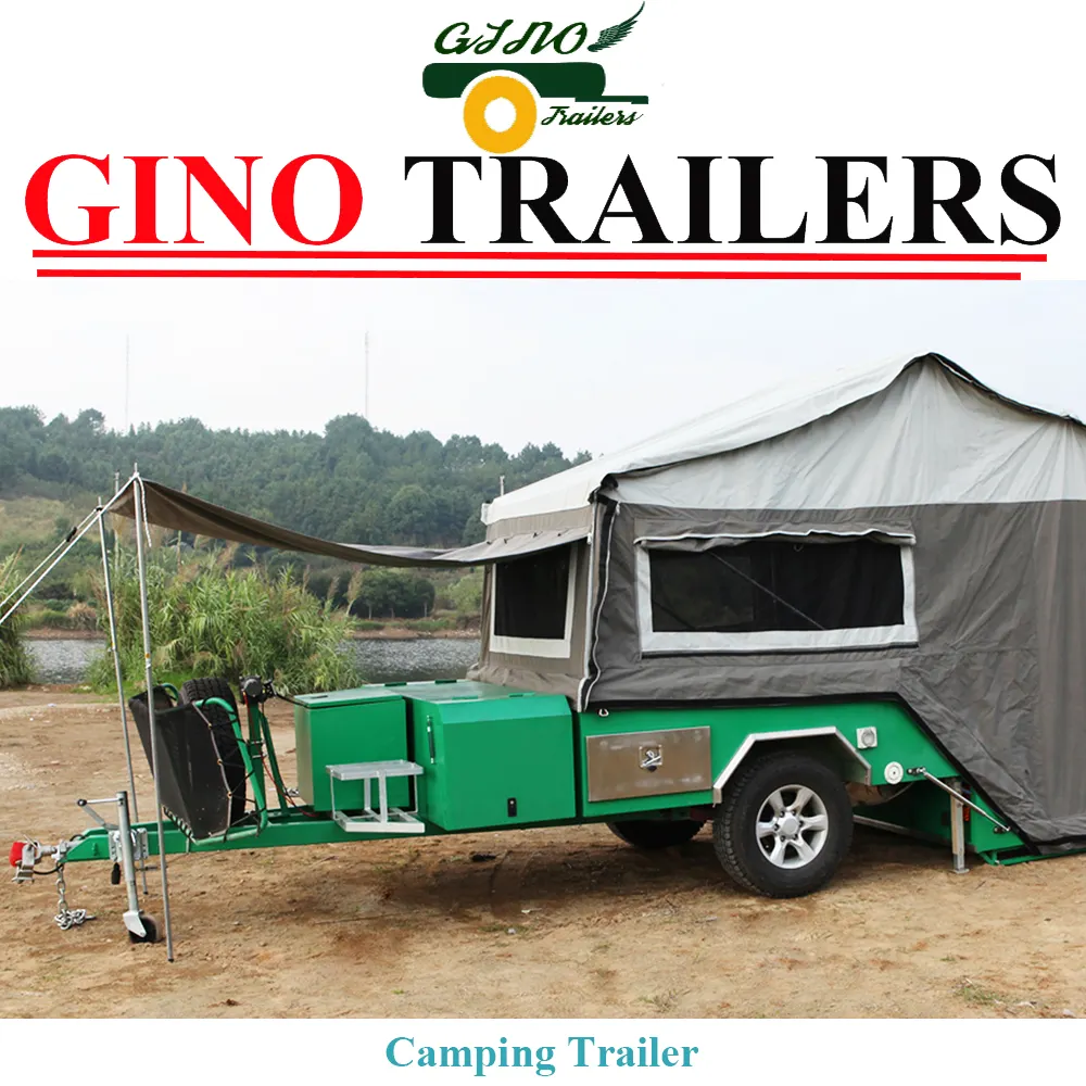 Oem de dienst off-road reizen trailer harde vloer camper aanhangwagen