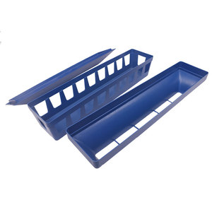 Mangeoire long pigeon en plastique, 50 cm, berceau long pour pigeon, aissoir, mangeoire pour oiseaux avec 16 trous et 28 trous - Product Image 6