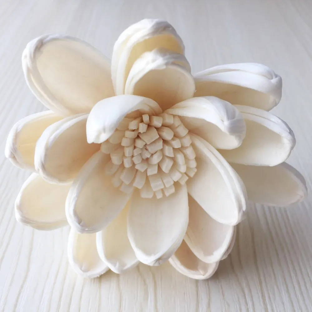 super quality sola flower with wick aroma essential oil diffuser