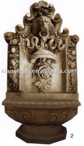Elegant Antique Beige Stone Wall Fountain with Waterfall Feature Handmade <strong>Home</strong> <strong>Decor</strong> <strong>Item</strong> - Product Image 2