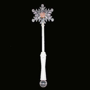 Hadiah Dekorasi Natal Tongkat Cahaya Led, Tongkat Mainan Kepingan Salju - Product Image 5