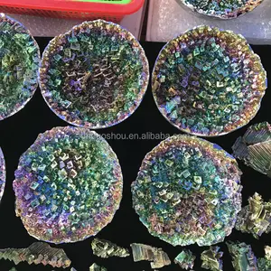 High Quality Molybednum And Bismuth Sulphids Geode Bismuth Ore For Collectible