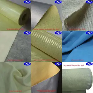 Unidirectionnel/IIIA tissé/tricoté tissu de fiber d'aramide