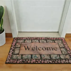 Tapis de porte en caoutchouc à impression personnalisée, 6mm, nouveau modèle