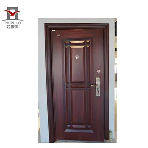 Single Security Safety Steel Door Multi Lock Godrej Indian Almirah Design