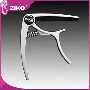 Classical guitar capo, cor prata capo guitarra, material importado de guitarra capo