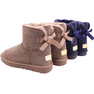 AN-CF-99 Campioni Gratuiti Le Ragazze del Cuoio Genuino Stivali Da <span class=keywords><strong>Neve</strong></span>, Racchette da <span class=keywords><strong>neve</strong></span> Per I Bambini - Product Image 1