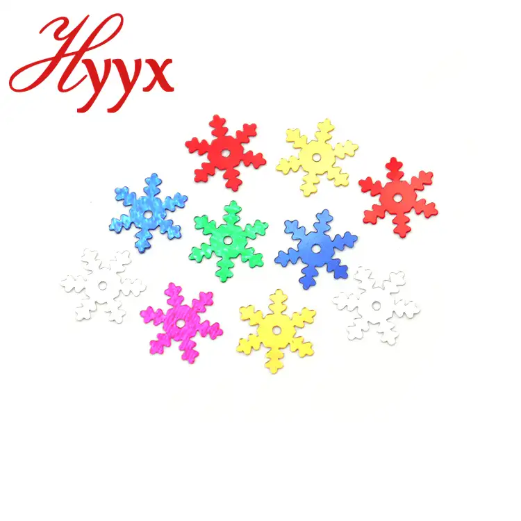 Hot Sale Made In China Easter Series Colorful Snowflakes Shape Sequins