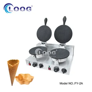 Restaurant hotel suppliers ce certification stainless steel ice cream waffle cone machine price