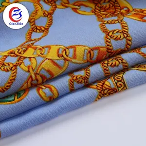 Brand Design Pineapple Hemp Printed African Chiffon Fabric