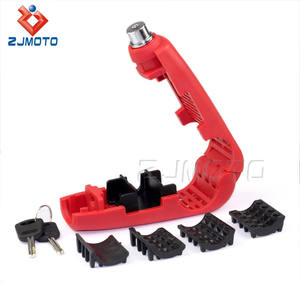 <span class=keywords><strong>Poignée</strong></span> de guidon en caoutchouc, avec serrure à glissière pour Scooters, moto et atv - Product Image 5