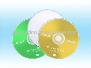 DVD9 双层 DVD + R 8.5GB 8X 白色可打印