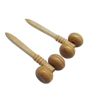 Rodillo de madera de cuatro ruedas para coche, herramienta de masaje de mano relajante, reflexología facial, terapia corporal, masajeador facial - Product Image 6