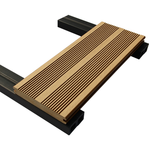 Wpc teck bateau en plastique bois feuillus <span class=keywords><strong>gris</strong></span> <span class=keywords><strong>parquet</strong></span> rainuré - Product Image 1