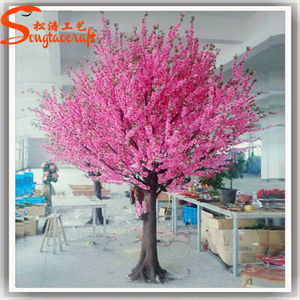 Decorativo los árboles artificiales flores de cerezo de <span class=keywords><strong>la</strong></span> flor artificial árbol de <span class=keywords><strong>la</strong></span> boda que desean árbol de flor de cerezo - Product Image 3