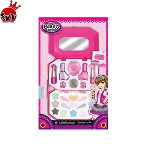 2024 gran oferta conjunto de juguetes cosméticos de esmalte de uñas para niña de moda, juguete cosmético para niños maquillaje encantadora niña Babi maquillaje juegos de Juguetes