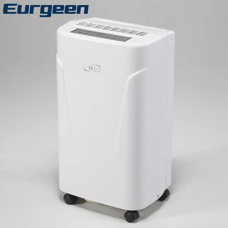EURGEEN เครื่องลดความชื้นในตู้เย็นไฟฟ้าแบบพกพา,เครื่องจับเวลาสำหรับความชื้นในอากาศความชื้นในบ้านห้องครัวห้องนอนชั้นใต้ดิน