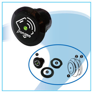 เครื่องควบคุมการเข้าถึงแบบติดตั้งฝังผนังขนาดเล็ก LF125KHz 13.56MHz ISO 14443A 18092 NFC RFID แบบสแตนด์อโลน ทนทานต่อสภาพอากาศระดับ IP54 รองรับการ์ดได้ 1000 ใบ - Product Image 2